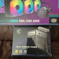 Master liquid 360L core argb + mag a 1000 g pcie5