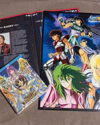 Saint Seiya cofanetto blu-ray HADES con autografo 