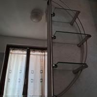 Specchio con mensole per bagno