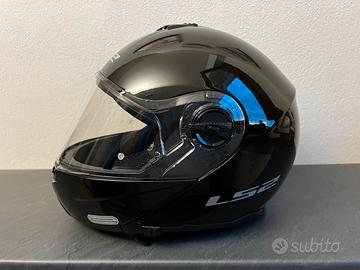 Casco modulare LS2 Strobe Taglia XS Nero lucido