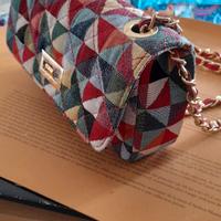 borsetta in tessuto trapuntato