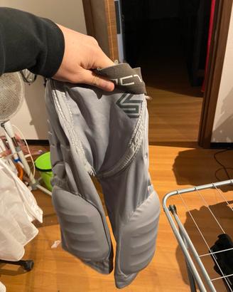 Pantaloni con protezioni basse per football S