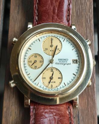 SEIKO Chronograph Alarm 7T32 - 
Funzionante 