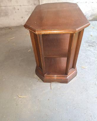 Mobile ottagonale legno vintage anni 70