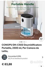 deumidificatore portatile 
