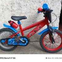 Bici bambino spiderman