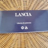 Lancia DELTA INTEGRALE  libretto tagliandi