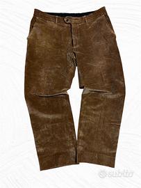 Pantalone in velluto marrone  - 54 - Made in Italy
