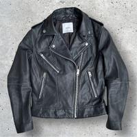 Giacca in vera pelle Mango