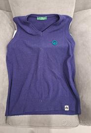 Gilet lana uomo viola Joe Rivetto