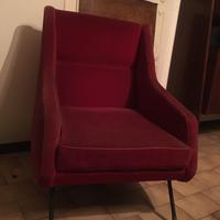 Poltrone vintage rosse