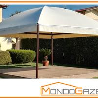 Gazebo copertura fisso Sun Plus acciaio NUOVO