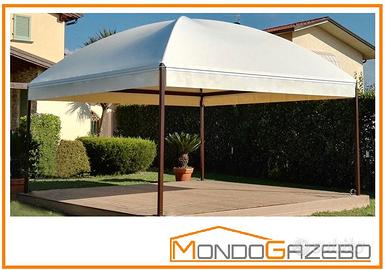 Gazebo copertura fisso Sun Plus acciaio NUOVO