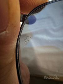 OCCHIALI RAY BAN ORIGINALI CON FIRMA SULLE LENTI