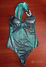 Costume intero verde F**k