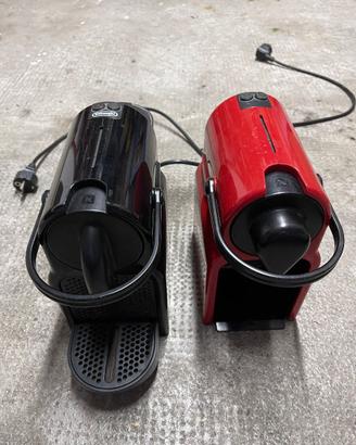 2 macchine caffè sistema nespresso inissia