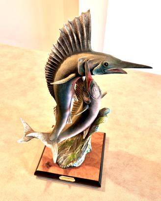 Scultura Pesci Vela - Claudio Sillitti