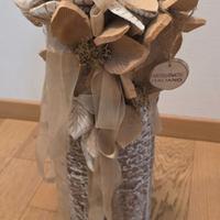 Tronchi di legno ornamentali.