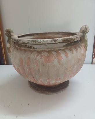 antico vaso grande in terracotta
