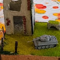 Diorama Tiger I Carro Armato pesante Tedesco 