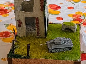 Diorama Tiger I Carro Armato pesante Tedesco 