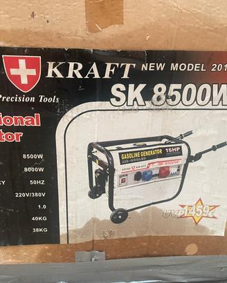 Generatore corrente Swiss Kraft SK8500W mai usato