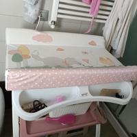 Fasciatoio con vaschetta+copri in cotone 