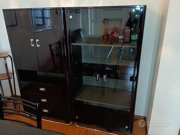 mobili con ante e vetrinette Faleschini anni 70