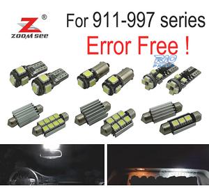 KIT 20 LAMPADE LED INTERNE PER PORSCHE 911 997 CAR
