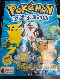 Album figurine Pokemon acchiappali tutti 2 complet