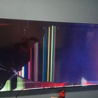 Smart TV tcl 75p635 x ricambi display rotto
