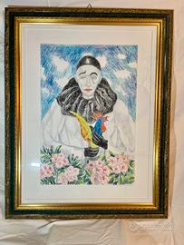 Dipinto di Giovanni Morzenti : "Pierrot"