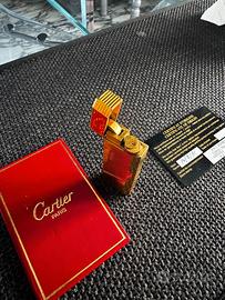 Accendino Cartier Godron Placcato Oro '81 - Full S