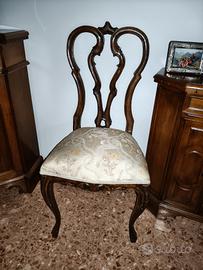 Sedia Vintage imbottita