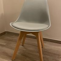 4 sedie stile scandinavo