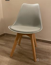 4 sedie stile scandinavo