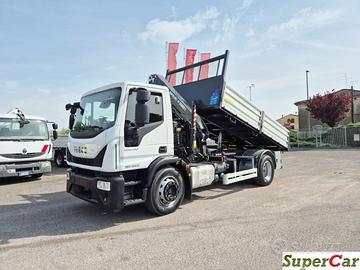 IVECO EUROCARGO 190-280 ribaltabile,gru,Radiocoman