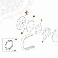 Corona avviamento elettronico Aprilia Scarabeo 50 