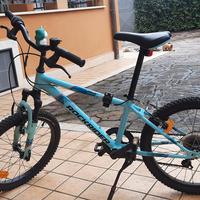 Bici MTB bambina 6-9 anni Rockrider st 500 azzurra