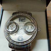 orologio in acciaio Geneva