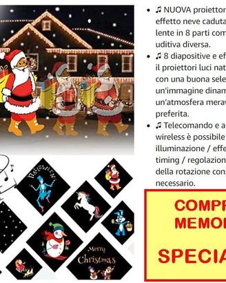 PROIETTORI PER LE FESTE - RIBASSATI A 25€ OGNUNO
