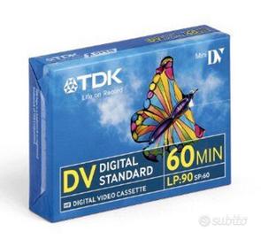 Mini DV da 60 minuti cassette TDK