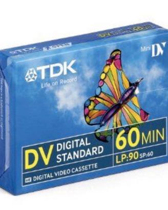 Mini DV da 60 minuti cassette TDK