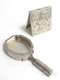 Set da toeletta in argento 800  - Art nouveau