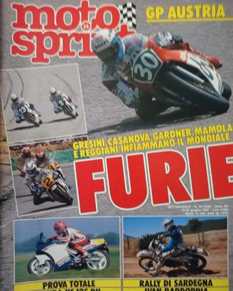 Rivista MOTOSPRINT numero 24 del 1987