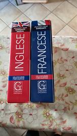 2 dizionari inglese e francese 
