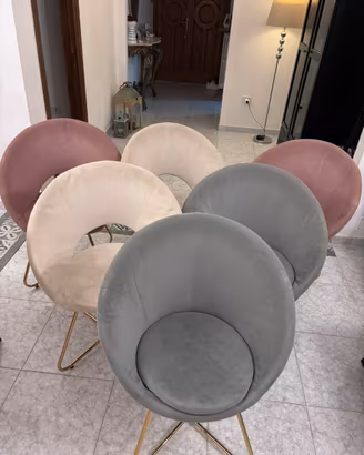 6 Sedie in 3 colori