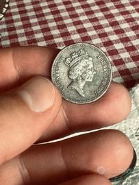 Moneta one pound 1991