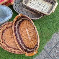 Stock di cesti in vimini