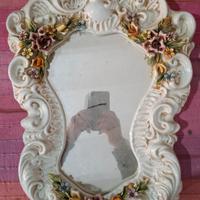 antica specchiera capodimonte 